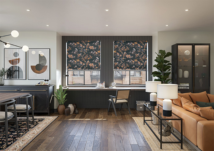 Orientalis, Jet - Twist&Fit Roman Blind - Image 9